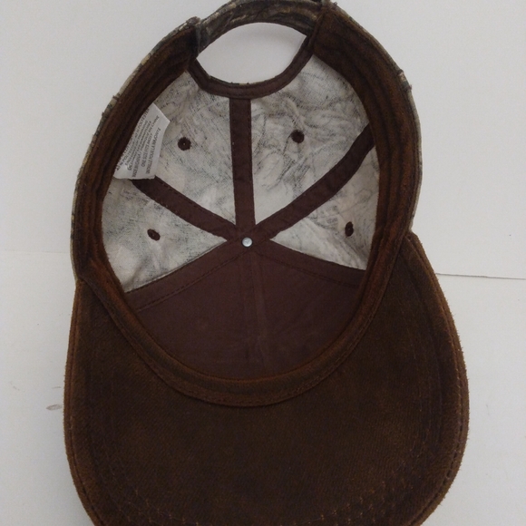 Justin Boots Camo Velcro Strapback Hat Cap - Picture 8 of 8